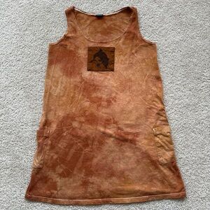 Silver For Her Women’s Long Tank Top with Dolphin